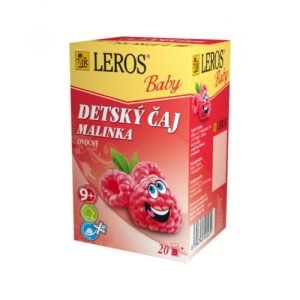 LEROS Baby detský čaj malinka 20 x 2 g