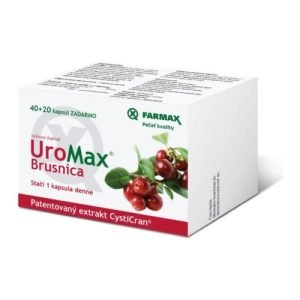 FARMAX UroMax brusnica 40 + 20 kapsúl ZADARMO