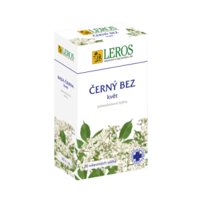LEROS Baza čierna kvet 20 x 1 g