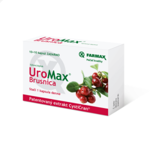 FARMAX UroMax brusnica 10 + 10 kapsúl ZADARMO