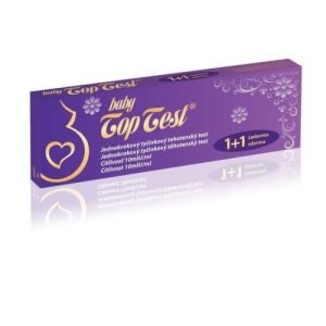 BABY TOP Test tehotenský tyčinka 1 + 1  ZADARMO