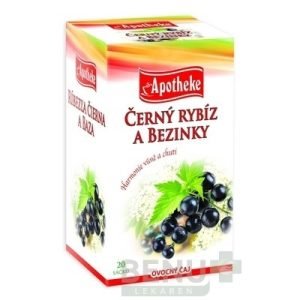 APOTHEKE Premier selection čaj ríbezľa čierna a baza 20 x 2g