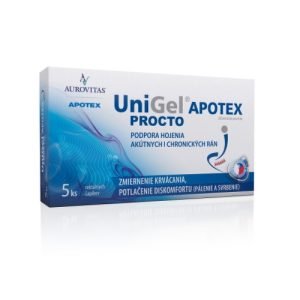 UNIGEL Apotex procto 5 rektálnych čapíkov