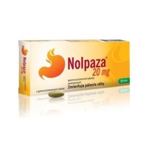 NOLPAZA 20 mg 7 gastrorezistentných tabliet