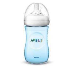 AVENT Fľaša natural PP 260 ml modrá, cumlík ultra soft 1 kus
