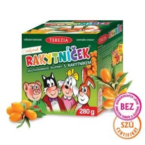 TEREZIA RAKYTNÍČEK Multivitamínové želatínky s rakytníkom 70 kusov