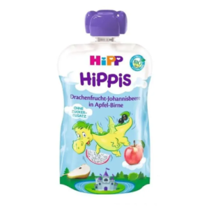 HiPP BIO Kapsička jablko, hruška, dračie ovocie a ríbezle 100 g