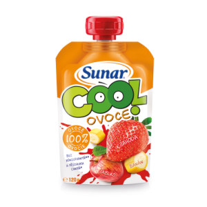 SUNAR Cool ovocie banán, jahoda, jablko 120 g