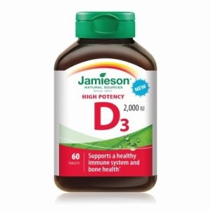 JAMIESON Vitamín D3 2000 IU 60 tabliet