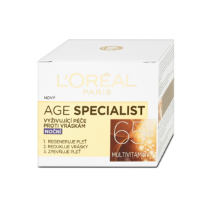 L´OREAL Age specialist 65+ nočný krém proti vráskam 50 ml
