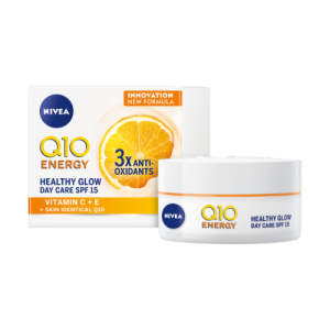 NIVEA Energizujúci denný krém Q10 energy SPF15 50 ml