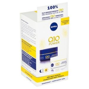 NIVEA Spevňujúci denný a nočný krém Q10 power duo 2 x 50 ml