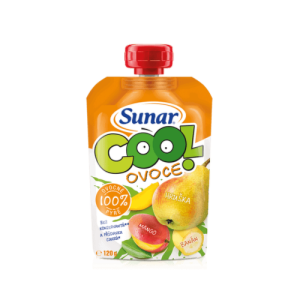 SUNAR COOL ovocie hruška, banán, mango 120 g