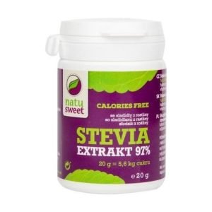 NATUSWEET Stevia čistý extrakt 97% 20 g