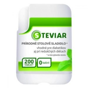STEVIAR stolové sladidlo 200 tabliet
