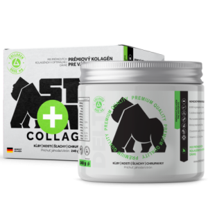 DELTA Strong collagen prášok na prípravu nápoja, príchuť jahoda/citrón 240 g