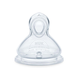 NUK FC+ náustok flow control silikónový cumlík, 6-18m, no-colic 2 kusy