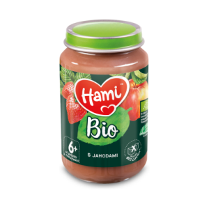 HAMI Ovocný príkrm BIO s jahodami 190 g