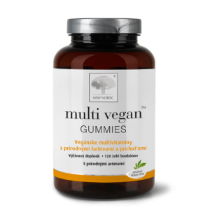 NEW NORDIC multi vegan gummies 120 multivitamínových želé bonbónov