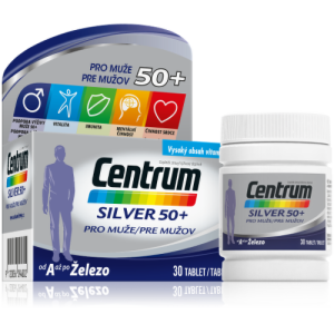 CENTRUM Silver 50+ pre mužov 30 tabliet