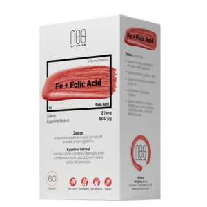 NESVITAMINS Fe 21 mg + Folic acid 600 µg 60 kapsúl