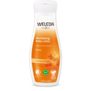 WELEDA Rakytník telové mlieko energizujúce, 48h hydratácia 200 ml
