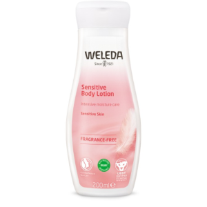 WELEDA Sensitiv telové mlieko jemné, na citlivú pokožku, bez parfumov 200 ml
