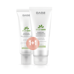 BABÉ Akné hydratačný krém 50 ml + hĺbkovo čistiaci gél 200 ml
