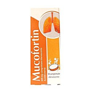 MUCOFORTIN 600 mg 10 šumivých tabliet