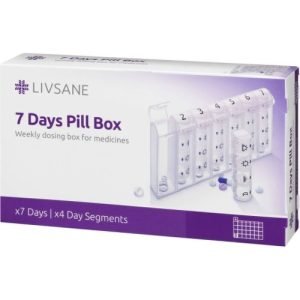LIVSANE Týždenný dávkovač liekov 1 kus
