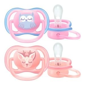 AVENT Cumlik 0-6m ultra air pastel dievča 2 kusy