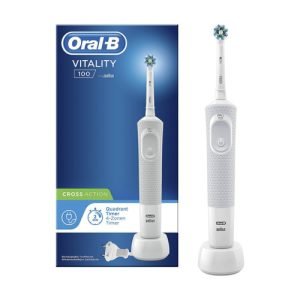 ORAL-B Vitality 100 cross action biela elektrická zubná kefka 1 ks