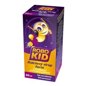 ROBOKID Kalciový sirup forte s banánovou príchuťou 60 ml