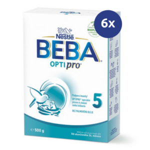 BEBA OPTIPRO 5 Mliečna výživa pre malé deti od ukončeného 24. mesiaca 500 g - balenie 6 ks