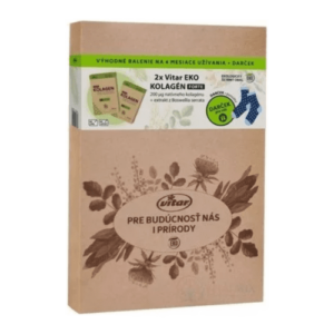 VITAR Eko friendly box kolagén forte + darček ponožky 2 x 60 kapsúl