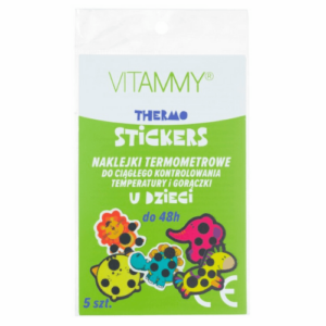 VITAMMY Thermo stickers nálepky s teplomerom na nepretržité meranie teploty 5 kusov