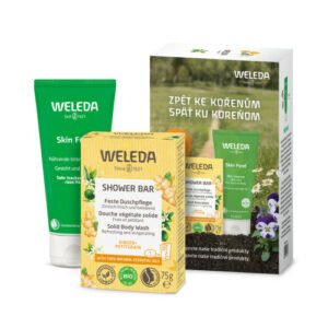 WELEDA Späť ku koreňom skin food krém  + citrusové osviežujúce mydlo set