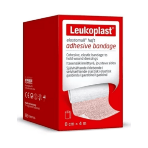 LEUKOPLAST Elastomull haft bandáž na rany adhezívna elastická 8 cm x 4 m 1 ks