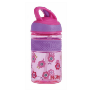 NUBY Fľaša športová 2v1 ružová 1 ks