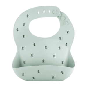 PETITE&MARS Podbradník silikónový sam green trees 1 ks