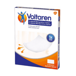 VOLTAREN 1x denne 140 mg liečivá náplasť 5 ks
