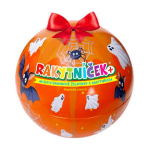 TEREZIA Rakytníček + želatínky guľa halloween 50 ks