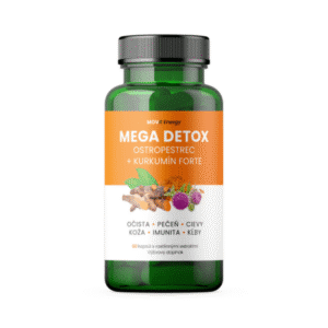 MOVIT Mega detox ostropestrec + kurkumín forte 60 kapsúl