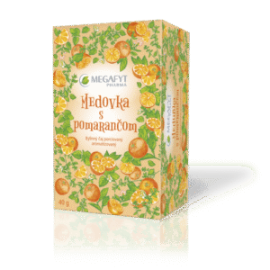 MEGAFYT Medovka s pomarančom 20 x 2 g