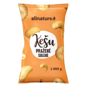 ALLNATURE Kešu pražené solené 1000 g