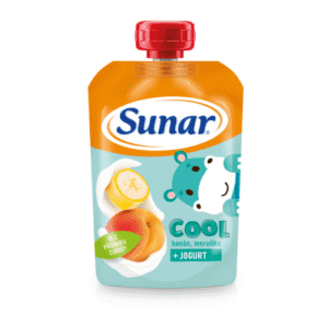 SUNAR Cool ovocná kapsička banán marhuľa jogurt 12m+ 110 g