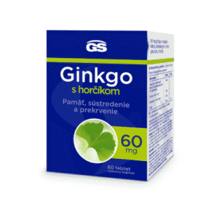 GS Ginkgo 60 mg s horčíkom 60 tabliet