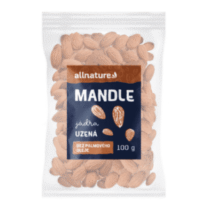 ALLNATURE Mandle jadrá údené bez palmového oleja 100 g
