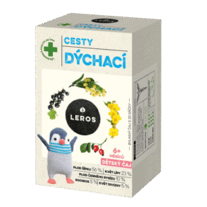 LEROS Detský čaj dýchacie cesty 20 x 2 g