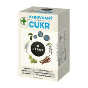 LEROS Vyrovnaný cukor nálevové vrecká 20 g